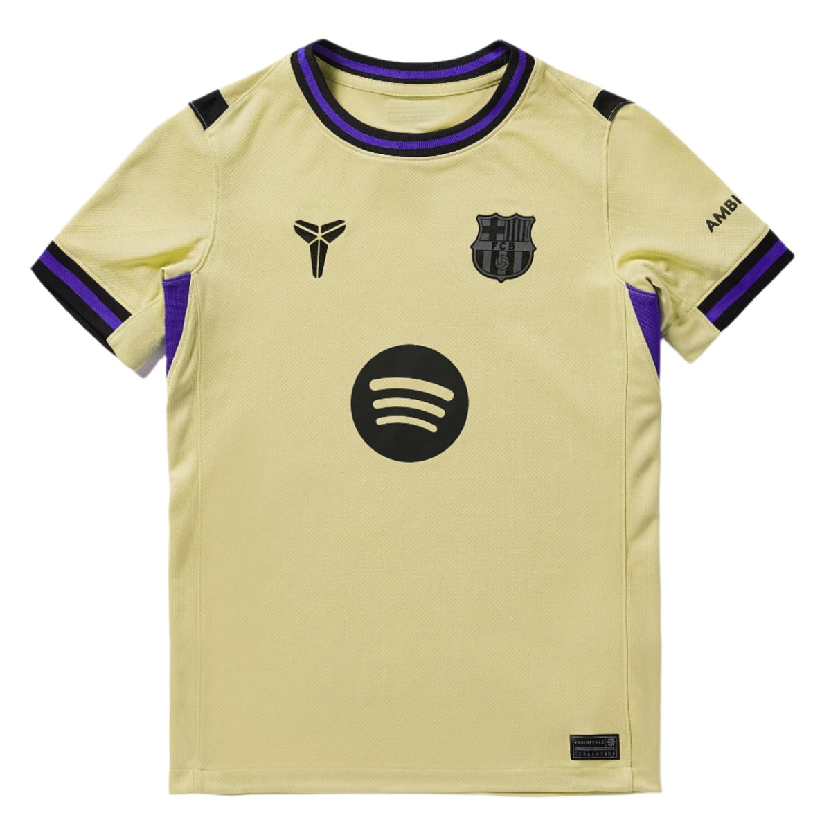 Nike Youth Lamine Yamal FC Barcelona Away Jersey 25/26 (Team Gold/Persian Violet/Black)