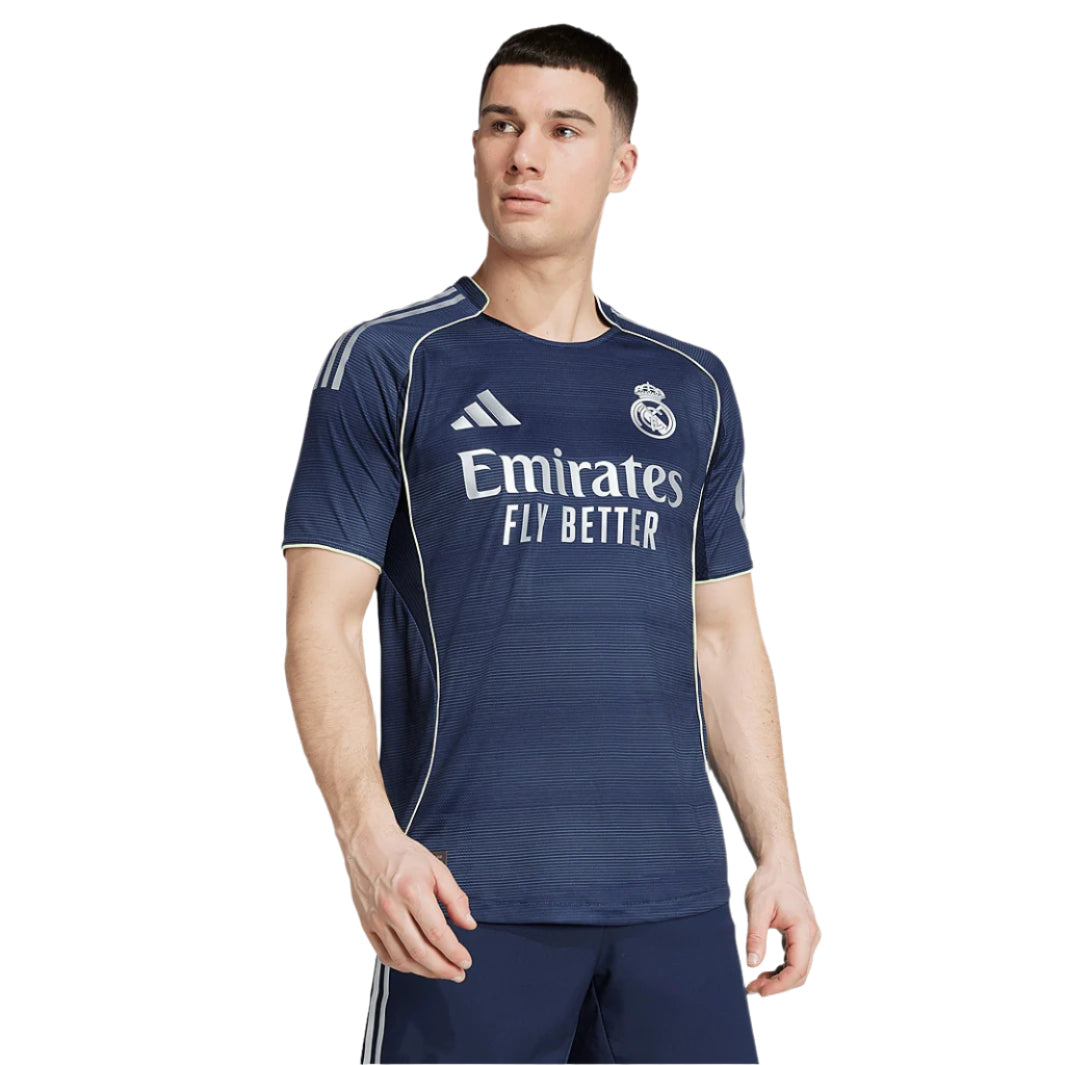 adidas Jude Bellingham Real Madrid 25/26 Away Jersey w/ Champions League Patches (Legend Ink)