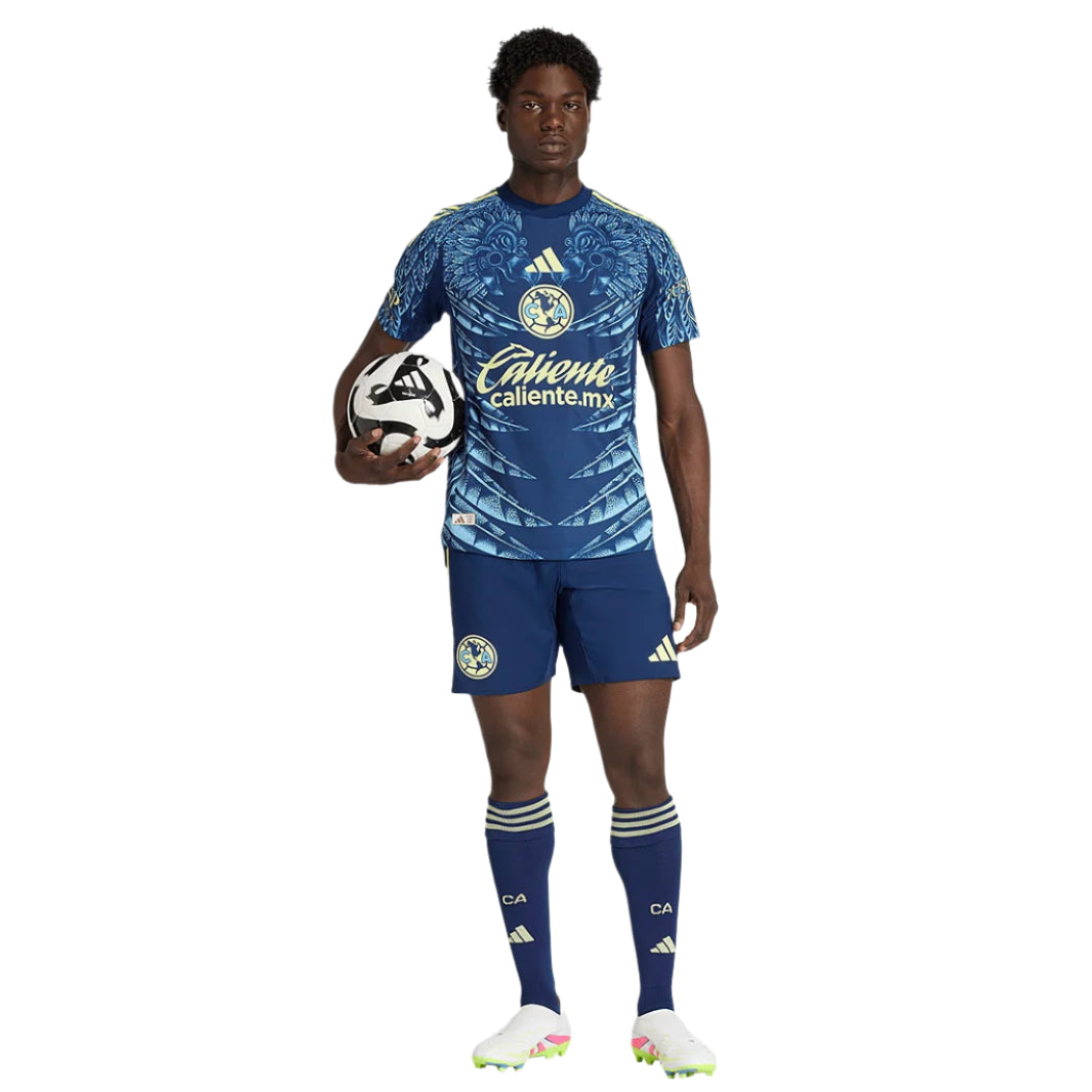 adidas R. Juarez Men's Club América 25/26 Authentic Away Jersey (Blue)