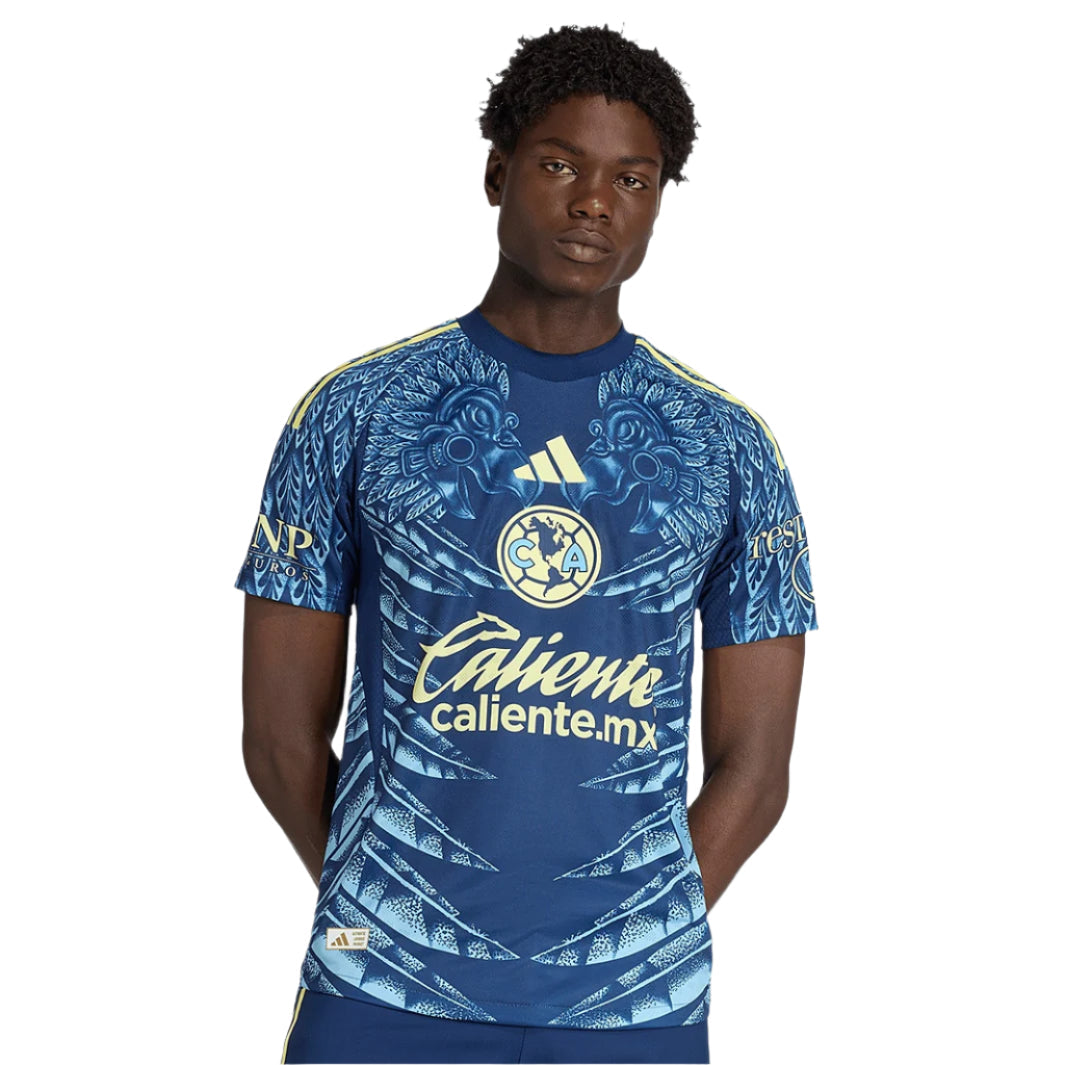 adidas A. Cervantes Men's Club América 25/26 Authentic Away Jersey (Blue)