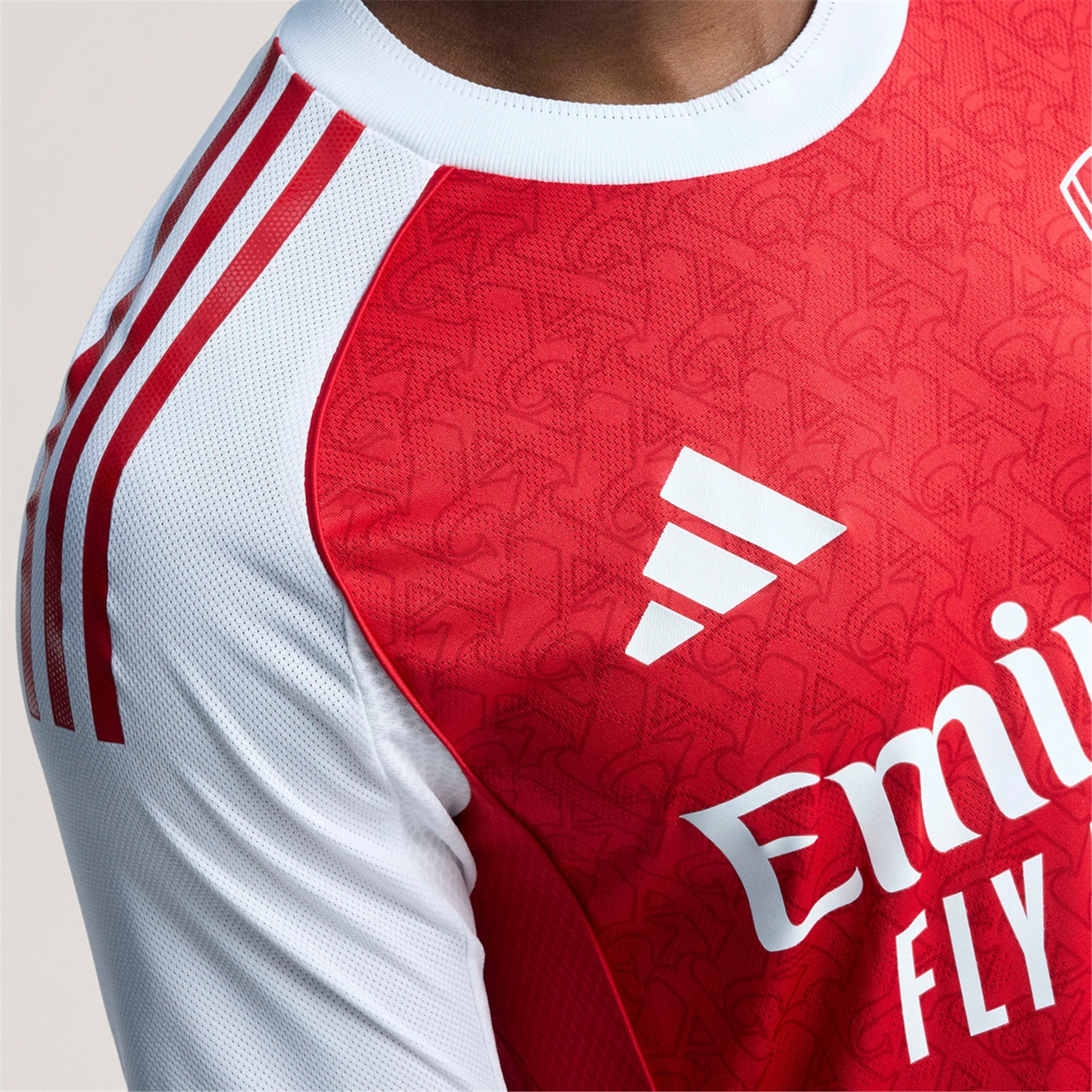 adidas Riccardo Calafiori Arsenal FC Authentic Home Jersey 25/26 w/ EPL Patch (Better Scarlet/White