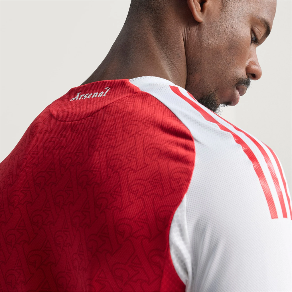 adidas Declan Rice Arsenal FC Authentic Home Jersey 25/26 w/ EPL Patch (Better Scarlet/White