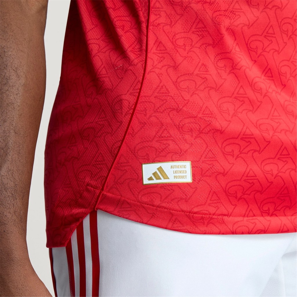 adidas Kieran Tierney Arsenal FC Authentic Home Jersey 25/26 w/ EPL Patch (Better Scarlet/White)