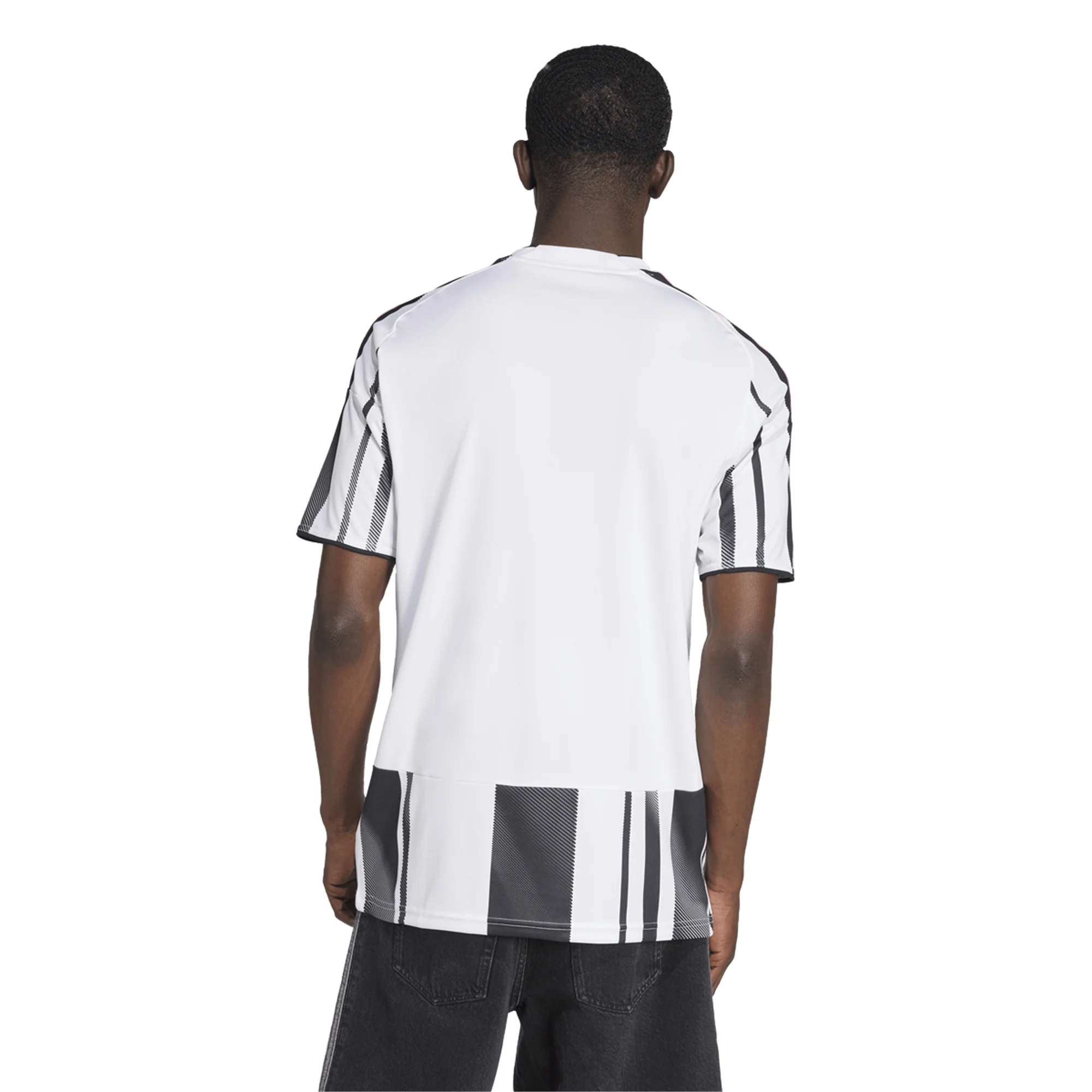 adidas Men's Juventus Gatti Home Jersey w/ Serie A Patch 25/26 (White/Black/Pink)