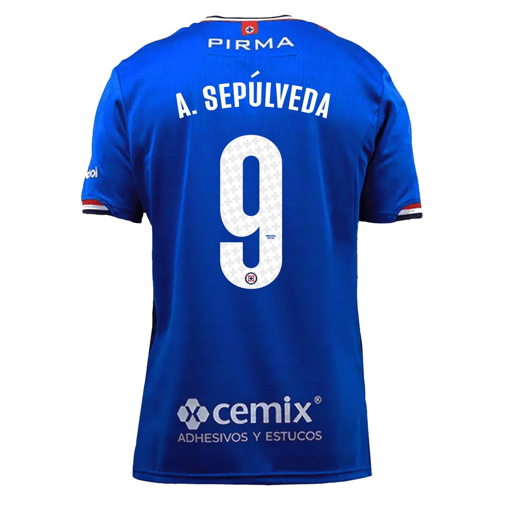 Pirma Men's Angel Sepulveda Cruz Azul Home Jersey 25/26 (Blue)