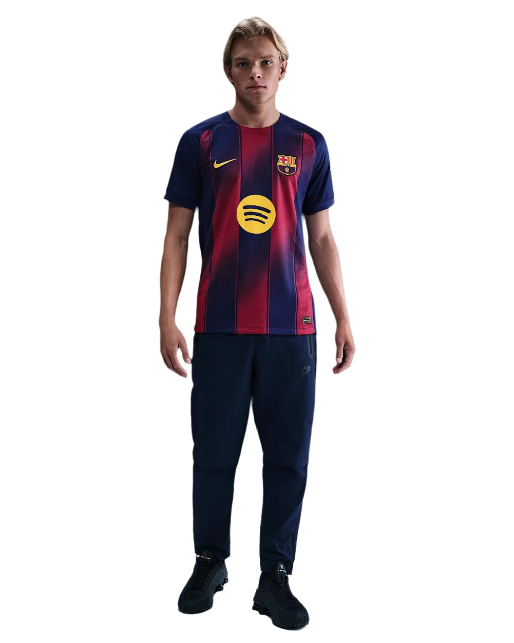Nike Cubarsi FC Barcelona Home Jersey 25/26 w/ Champions League Patches (Deep Royal Blue/Midwest Gold)