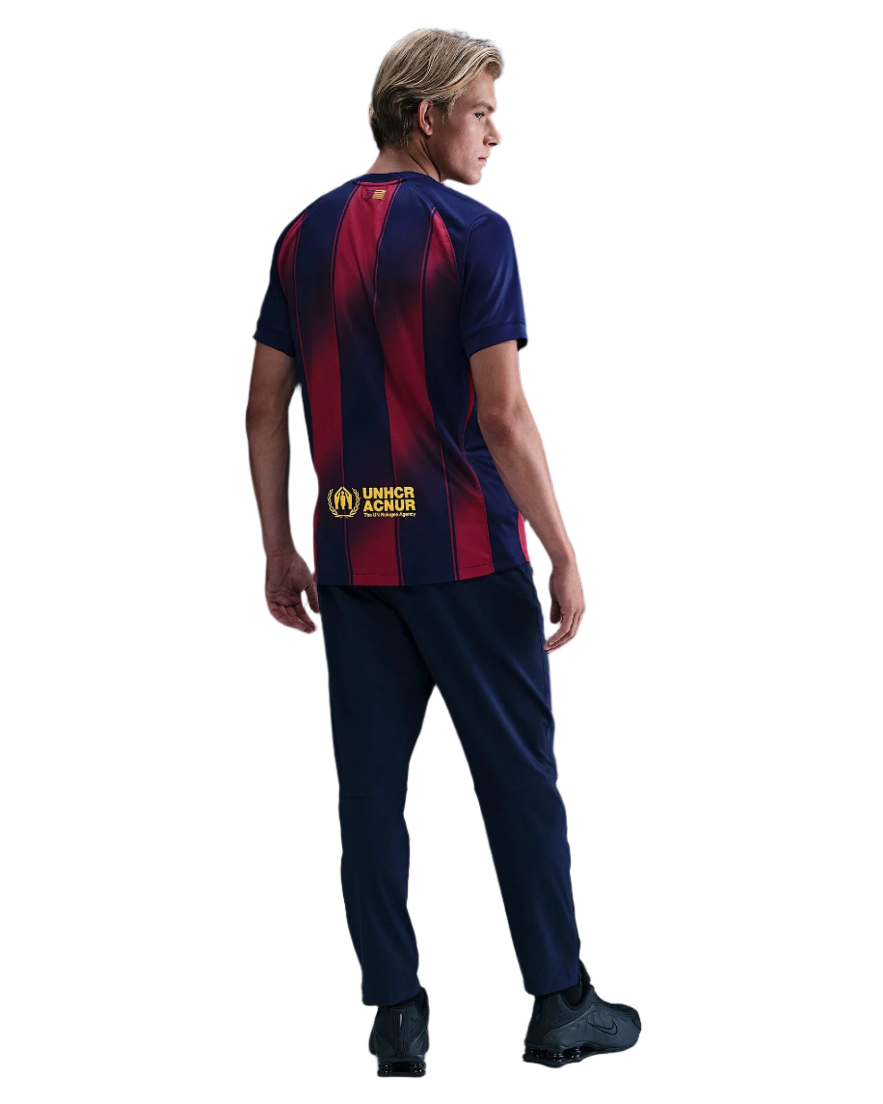 Nike FC Barcelona Home Jersey 25/26 w/ Champions League Patches (Deep Royal Blue/Midwest Gold)