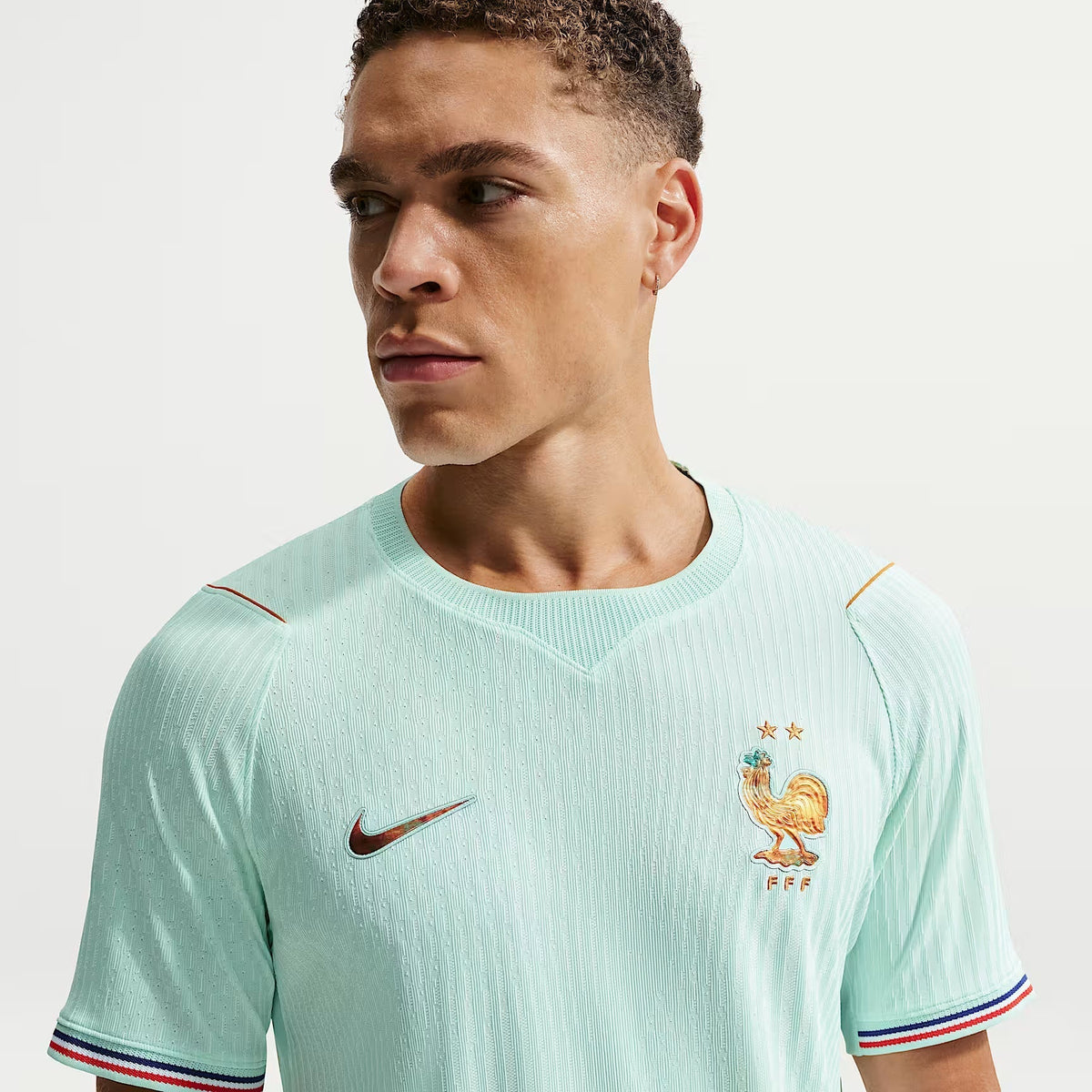 Nike Men's France Michael Olise Match Authentic Away Jersey 2026 (Igloo/Monarch)