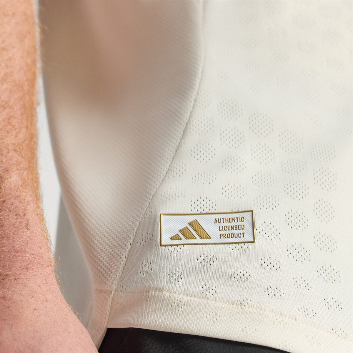 adidas Men's Liverpool Authentic Connor Bradley Away Jersey w/ Champions League Patches 25/26 (Wonder White)