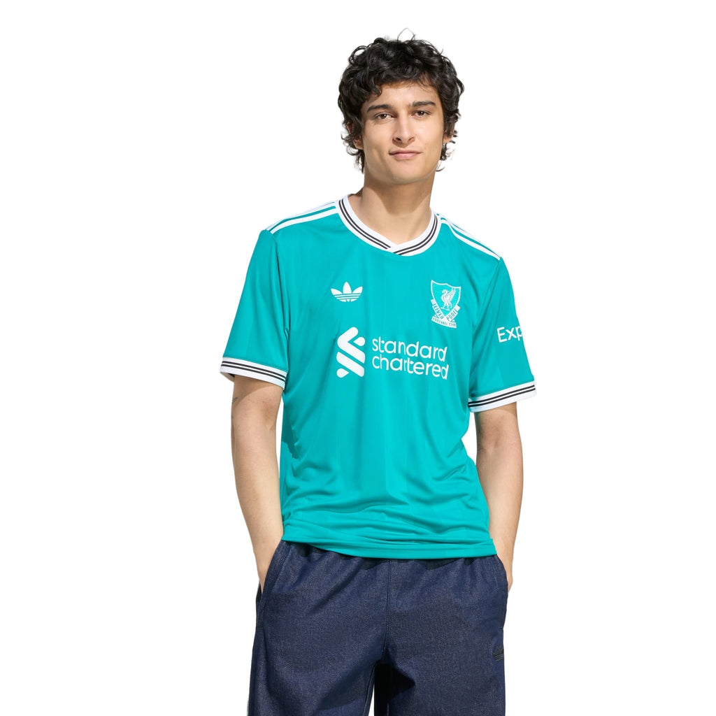 adidas Men's Liverpool FC 25/26 Third Jersey (Sea Green)