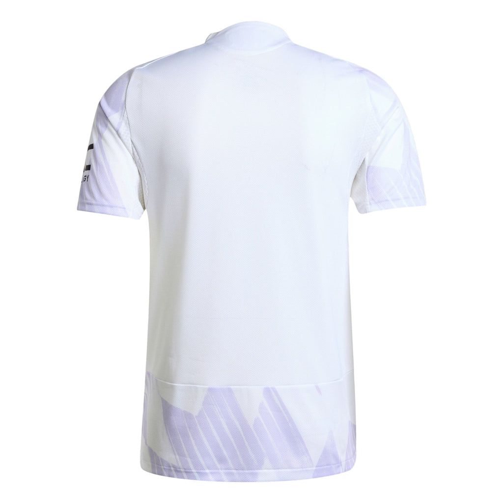 adidas Men's Manchester United 25/26 Authentic Away Jersey (White/Purple)