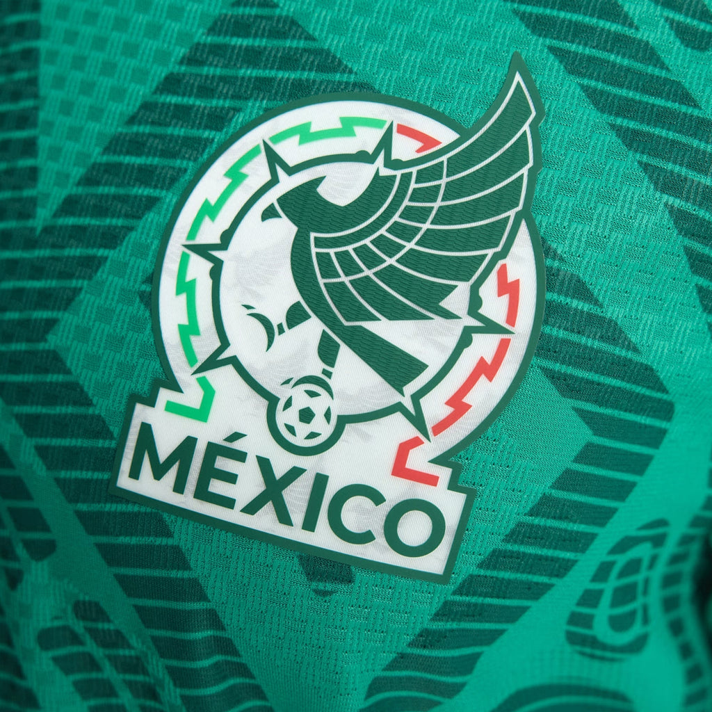 adidas Men's H. Herrera Mexico Authentic Home 2026 World Cup Jersey (Bold Green)