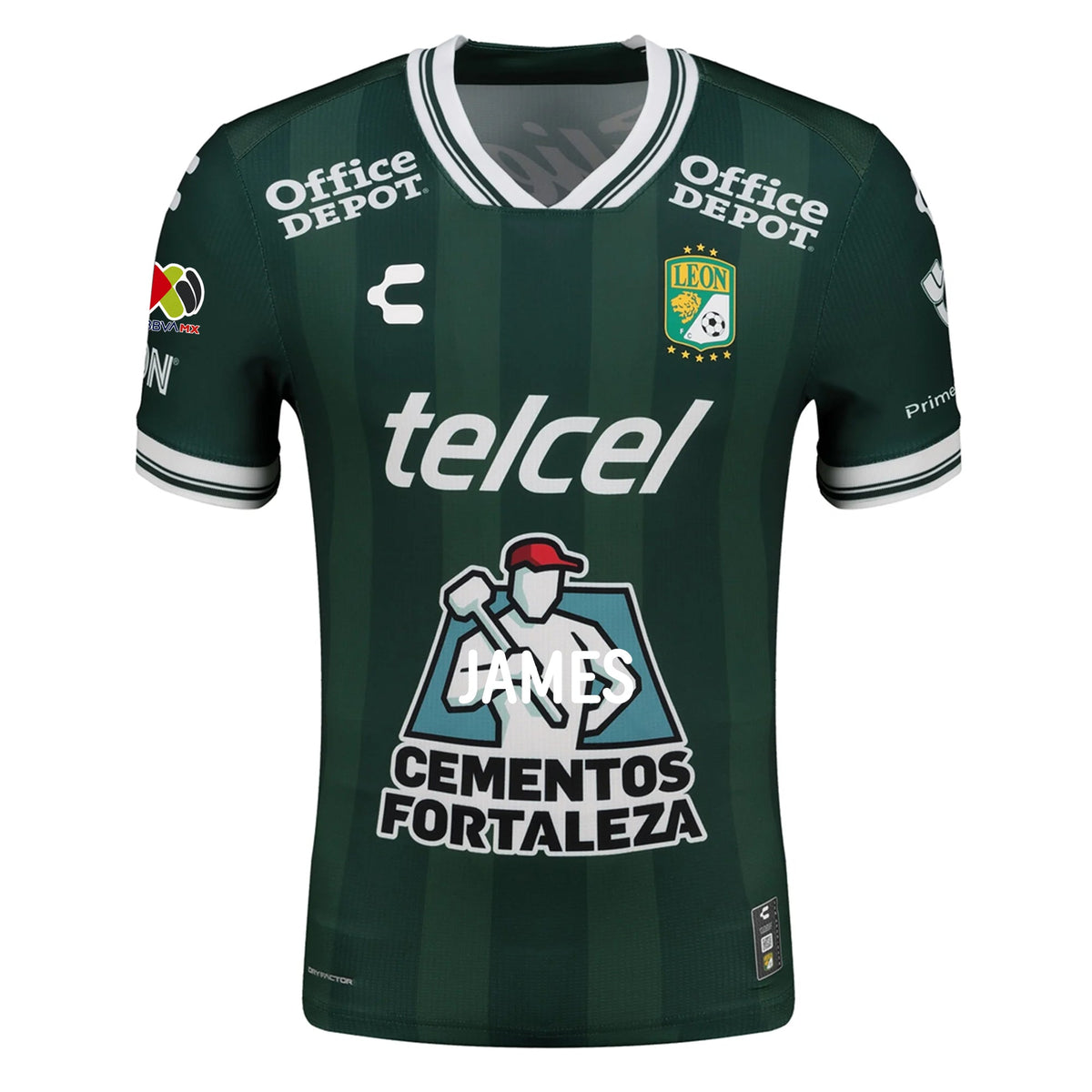Charly Nicolas Fonseca Men's Leon FC Home Jersey 25/26 w/ BBVA Liga Patch (Green)