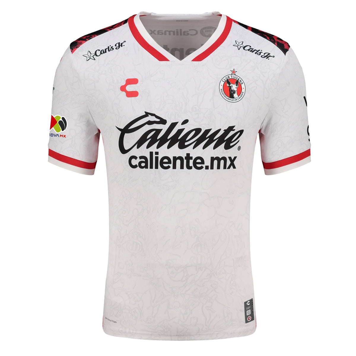 Charly Jose Antonio Rodriguez Men's Xolos De Tijuana Away Jersey 25/26 w/ BBVA MX Patch (White)