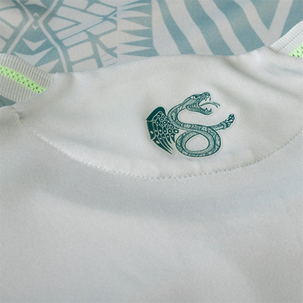 adidas Alexis Vega Mexico Authentic Away Jersey 24/25 w/ Gold Cup 2025 Patches (Linen Green)