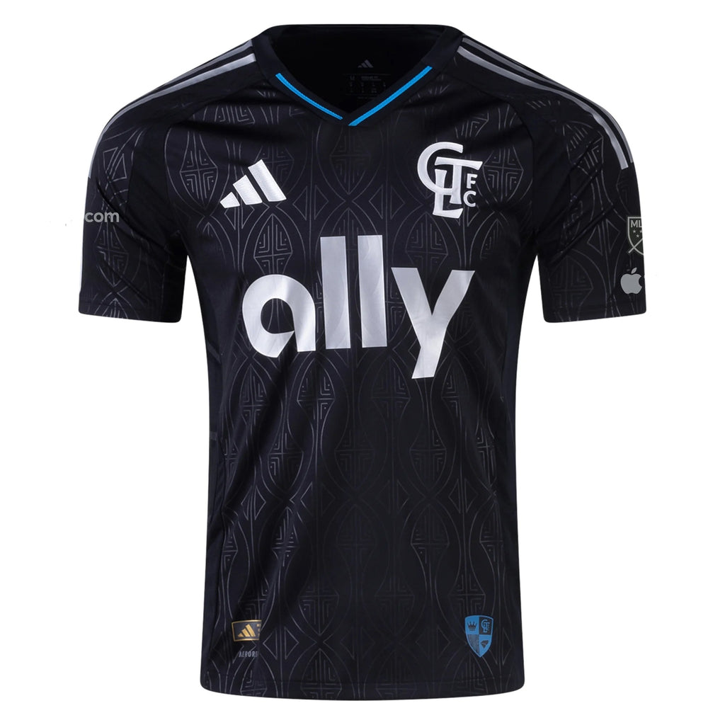 adidas Chituru Odunze Charlotte FC Authentic Away Jersey 25/26 (Black)