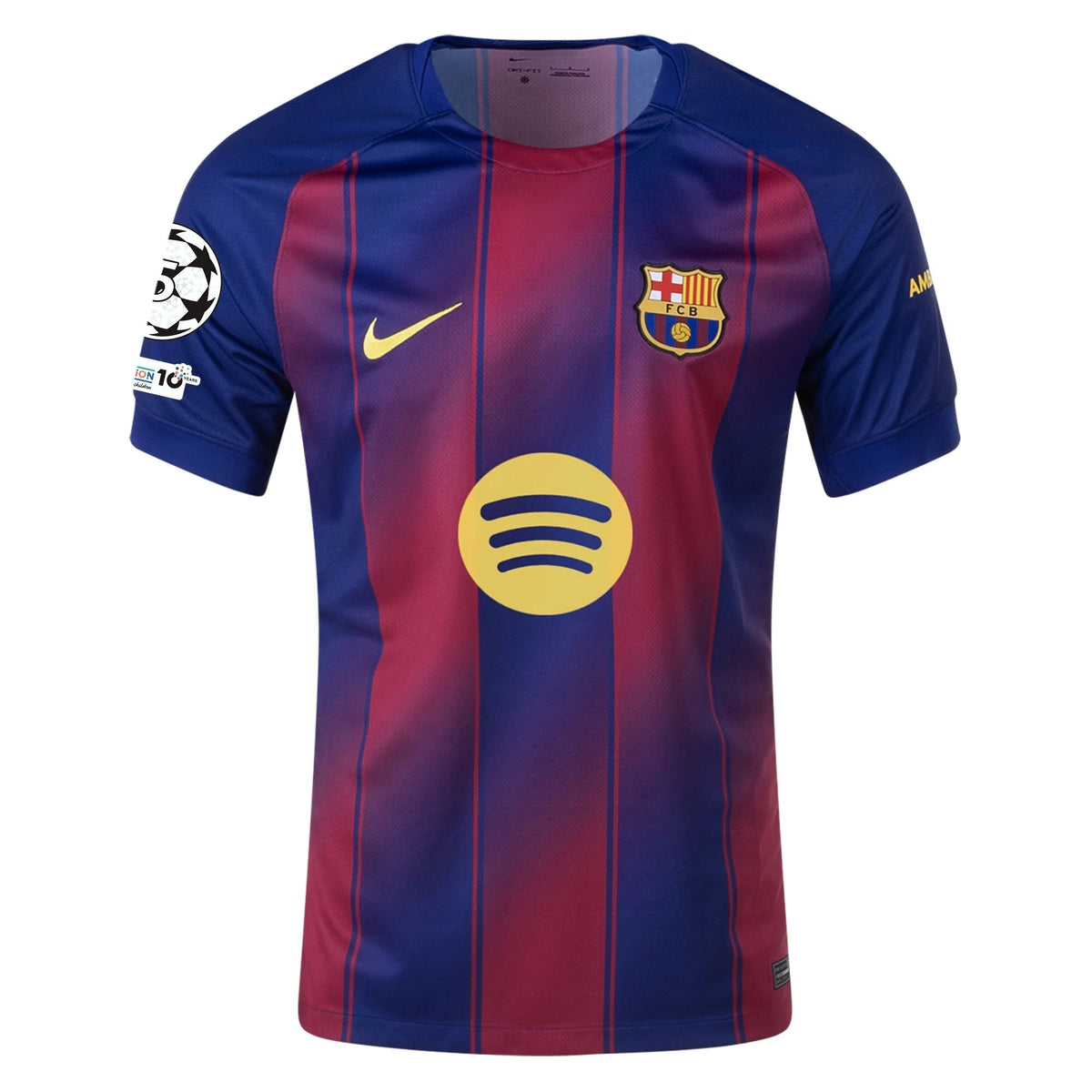Nike I. Martinez FC Barcelona Home Jersey 25/26 w/ Champions League Patches (Deep Royal Blue/Midwest Gold)