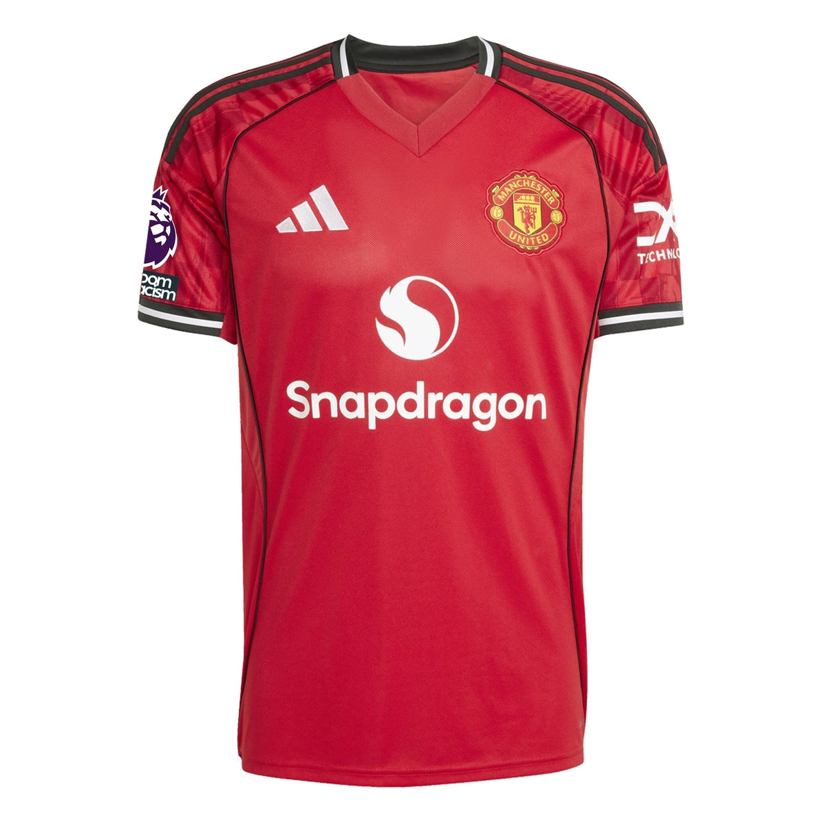 adidas Casemiro Men's Manchester United Home Jersey 25/26 w/ EPL + NRFR Patches (Red)
