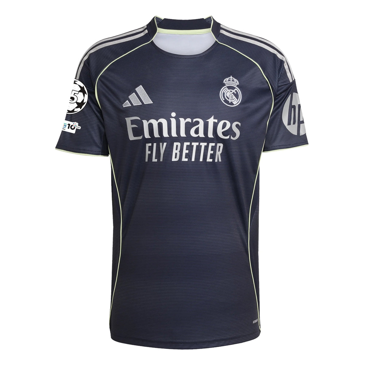 adidas Arda Güler Real Madrid 25/26 Away Jersey w/ Champions League Patches (Legend Ink)