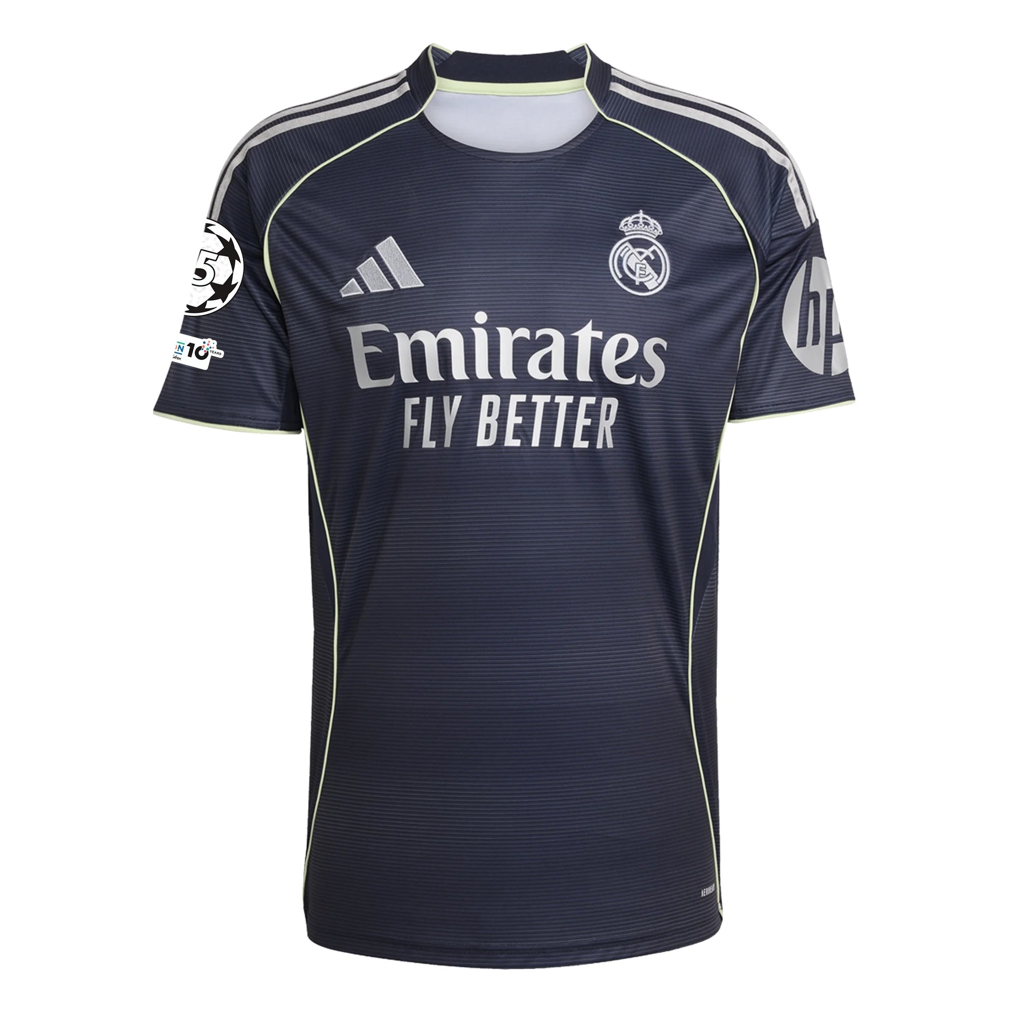 adidas É. Militão Real Madrid 25/26 Away Jersey w/ Champions League Patches (Legend Ink)
