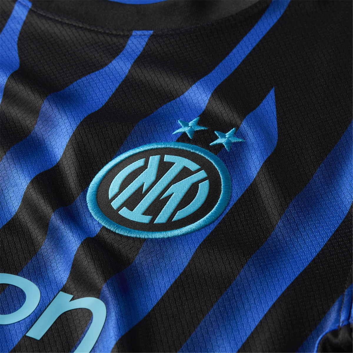 Nike Inter Milan Lautaro Martinez Home Jersey w/ Serie A Patch 25/26 (Lyon Blue/Black/Chlorine Blue)