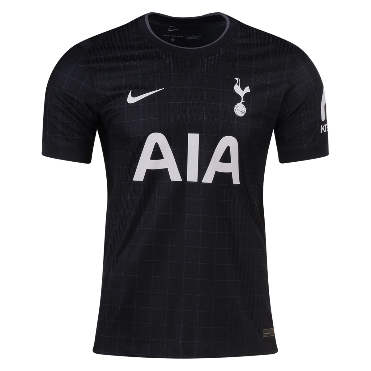 Nike Udogie Tottenham Hotspur Authentic Away Jersey 25/26 w/ EPL Patch (Black/Iron)