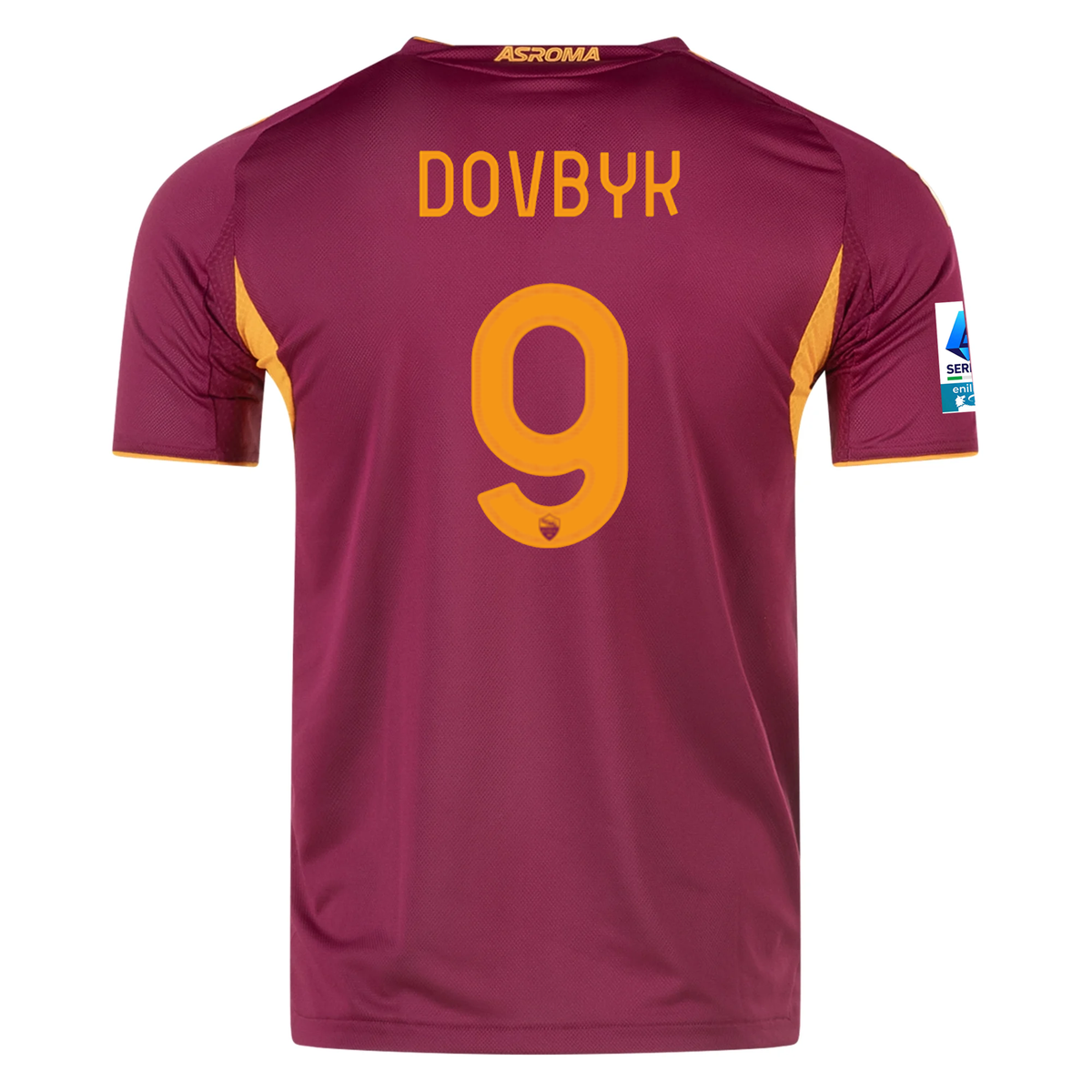 adidas Roma Authentic Artem Dovbyk Home Jersey w/ Serie A Patch 25/26 (Burgundy)