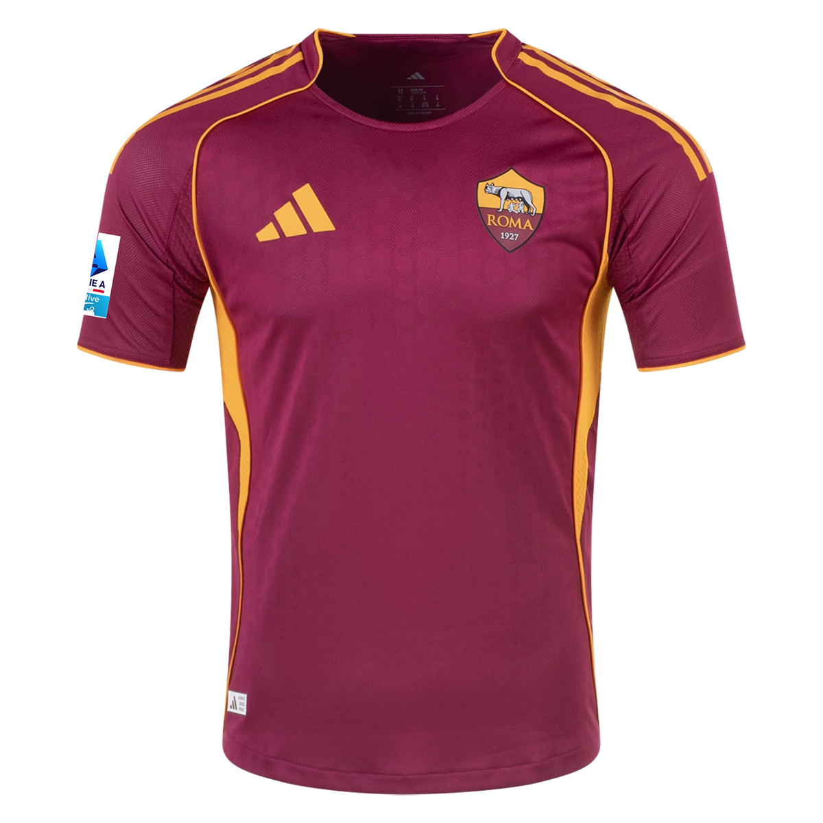 adidas Roma Authentic Gianluca Mancini Home Jersey w/ Serie A Patch 25/26 (Burgundy)