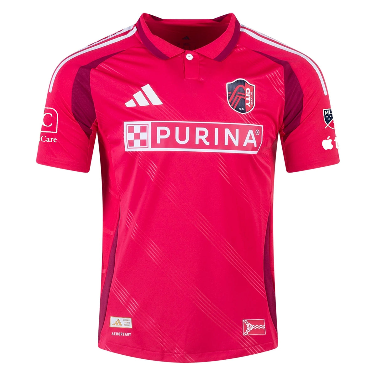 adidas Célio Pompeu St. Louis FC Authentic Home Jersey 25/26 (Power Pink)