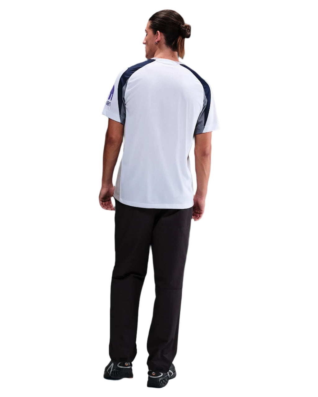Nike Davies Tottenham Hotspurs Home Jersey w/ EPL + No Room For Racism Patch 25/26 (White/Iron/Binary Blue)
