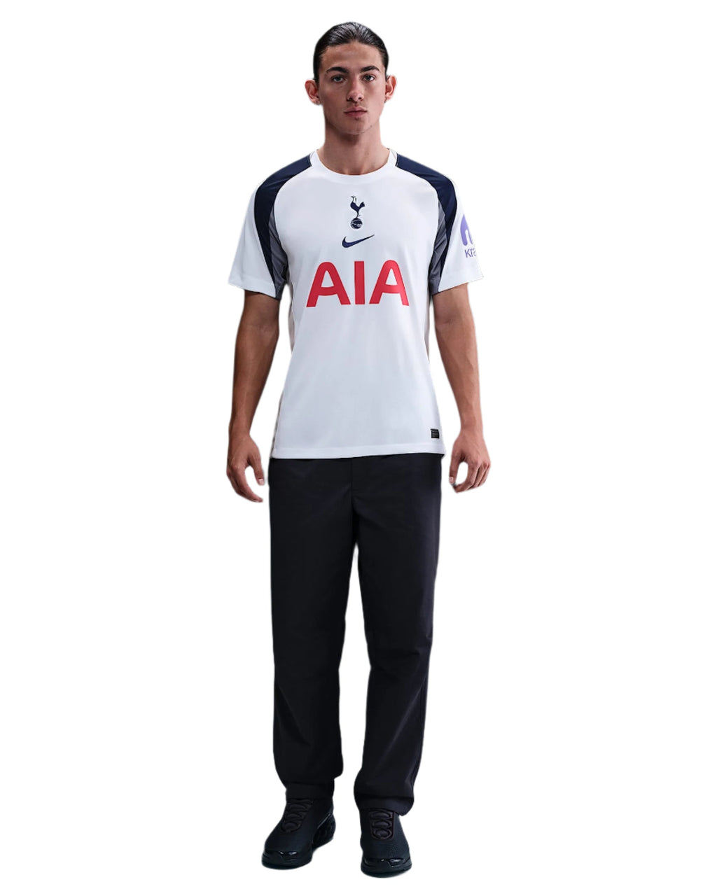 Nike Solanke Tottenham Hotspurs Home Jersey w/ EPL + No Room For Racism Patch 25/26 (White/Iron/Binary Blue)