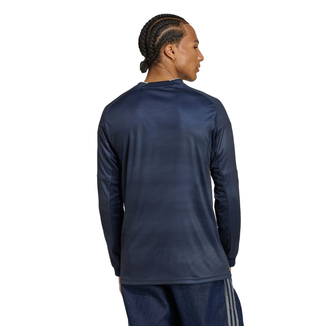 adidas Real Madrid Fran Garcia Long Sleeve Away Jersey w/ Champions League Patches 25/26 (Legend Ink)