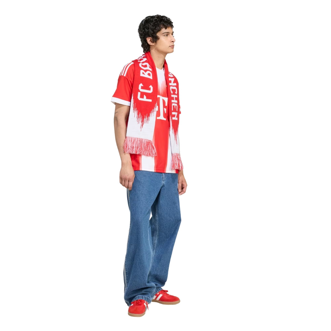 adidas Bayern Munich Home Jersey w/ Champions League Patches 25/26 (Red)
