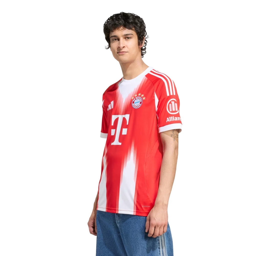adidas Bayern Munich Stanisic Home Jersey w/ Champions League Patches 25/26 (Red)