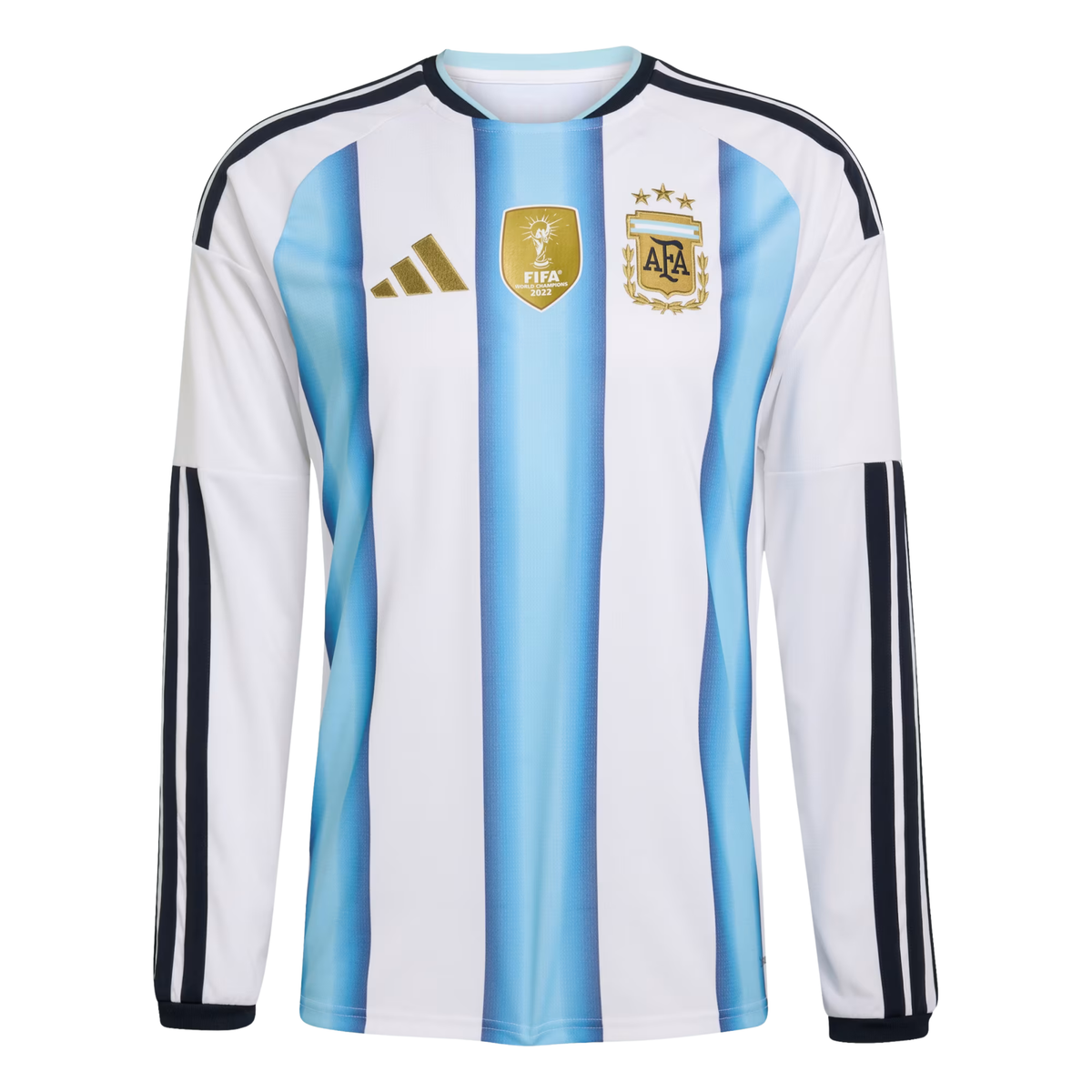 adidas Men's Argentina Long Sleeve Home Jersey 2026 (White/Icey Blue/Light Blue)