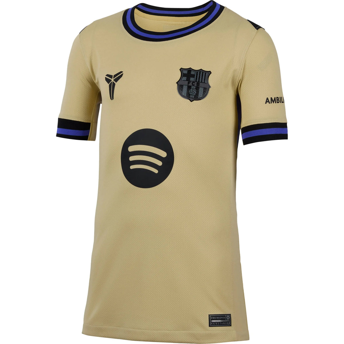 Nike Youth Lamine Yamal FC Barcelona Away Jersey 25/26 (Team Gold/Persian Violet/Black)