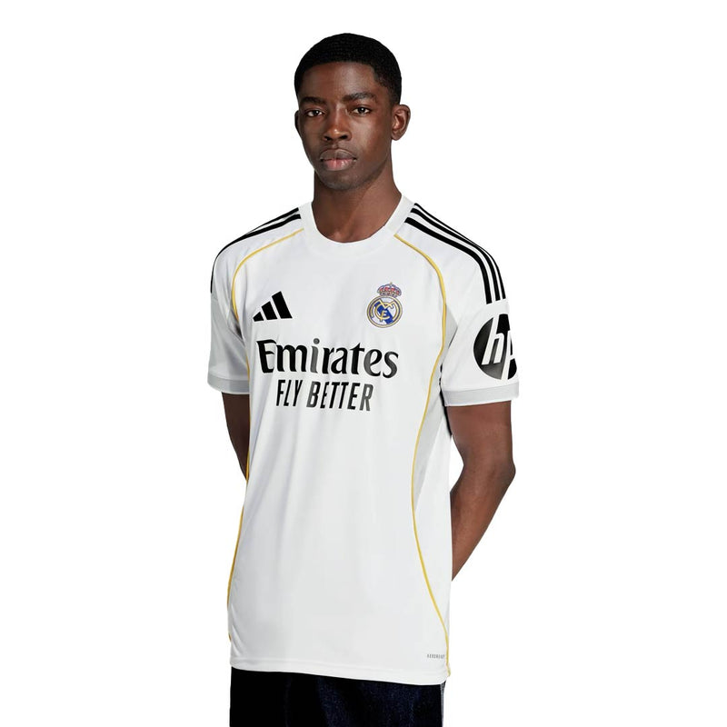 adidas Arda Güler Real Madrid 25/26 Home Jersey w/ Champions League Patches (White)
