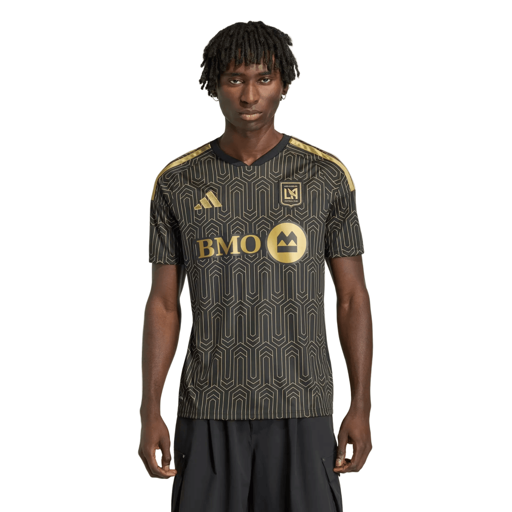 adidas Men's Bouanga LAFC Stadium Home Jersey 26/27 (Black/Gold)