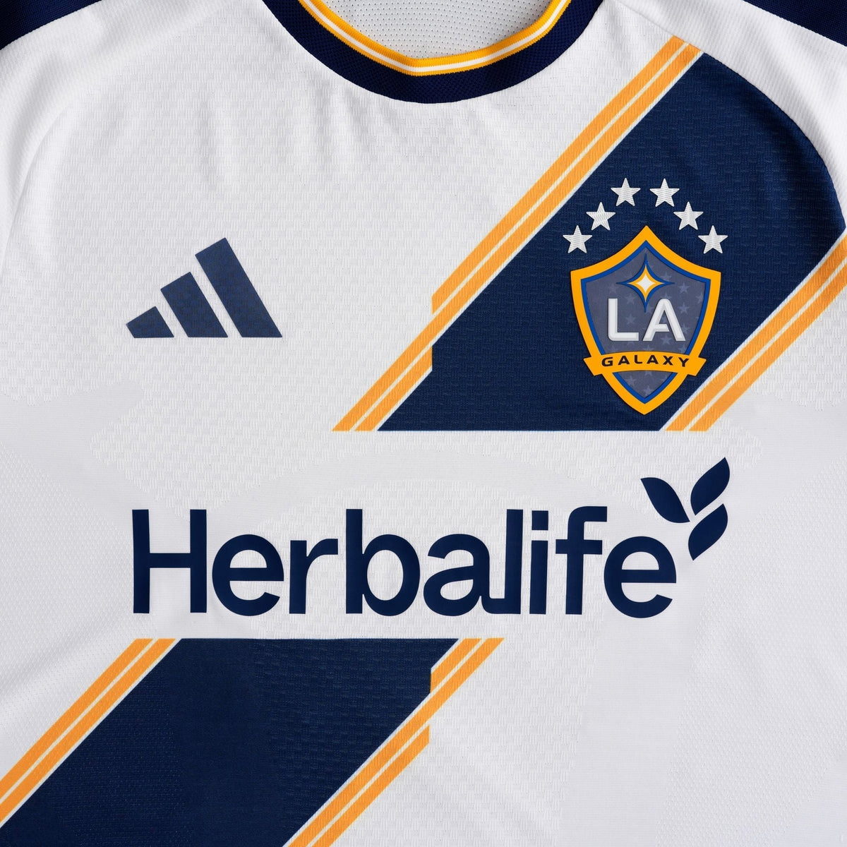 adidas Men's Yamane LA Galaxy Authentic Match Home Jersey 26/27 (White)