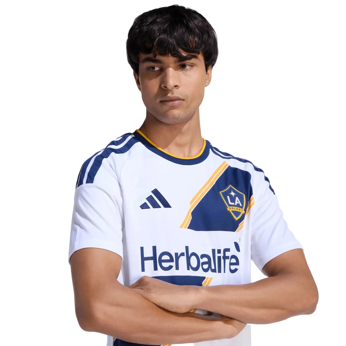 adidas Men's Marcinkowski LA Galaxy Home Stadium Jersey 26/27 (White)