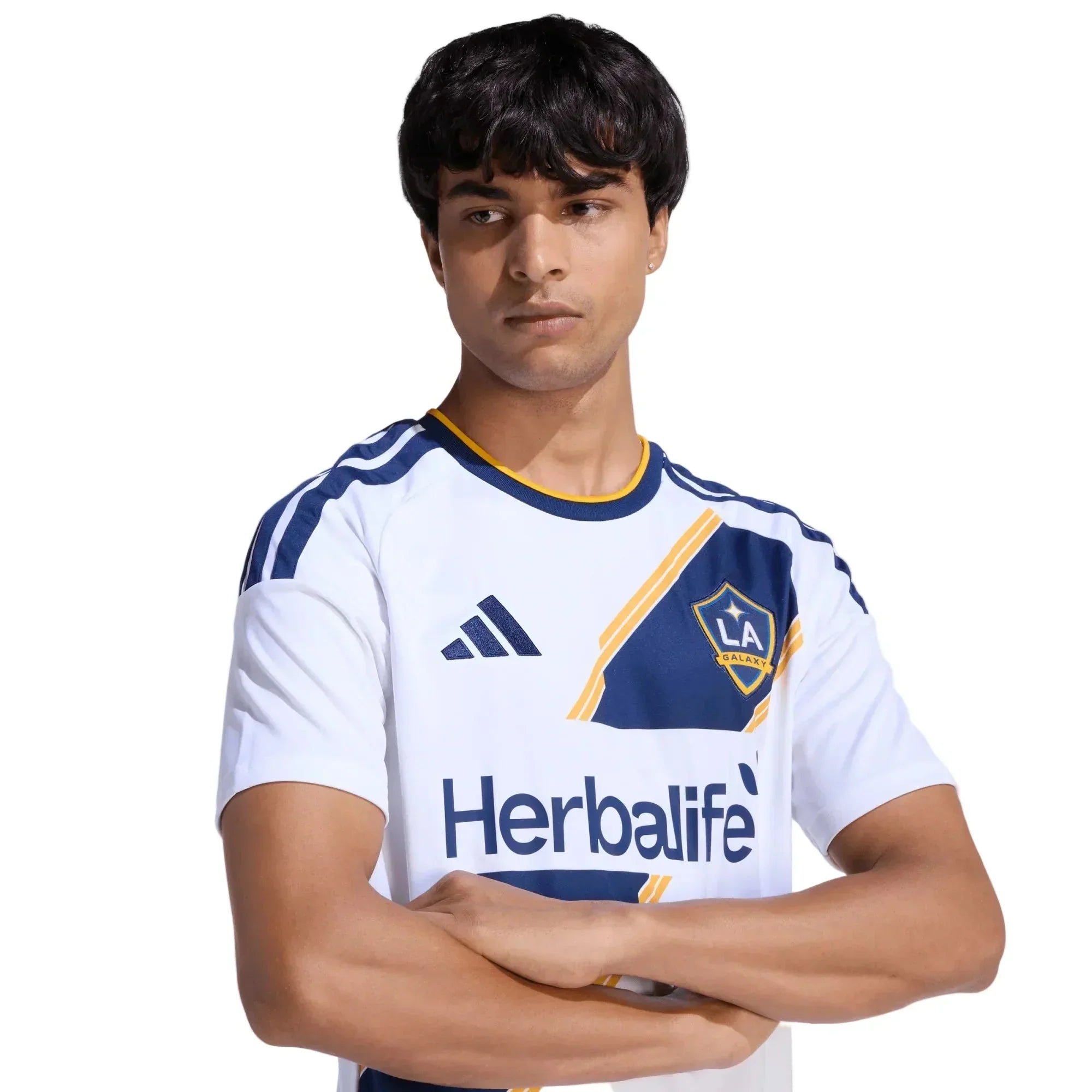 adidas Men's Marcinkowski LA Galaxy Home Stadium Jersey 26/27 (White)