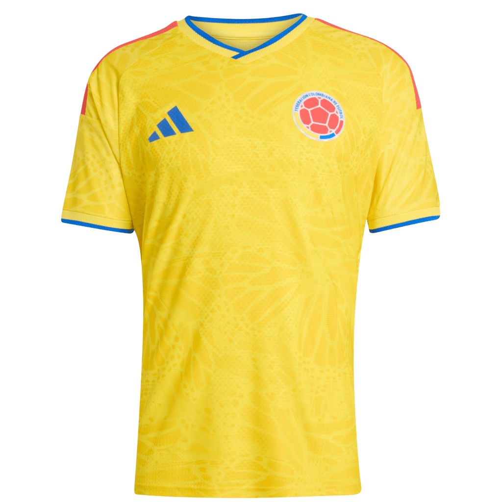 adidas Men's Lucumi Colombia 2026 Authentic Home Jersey (Impact Yellow)