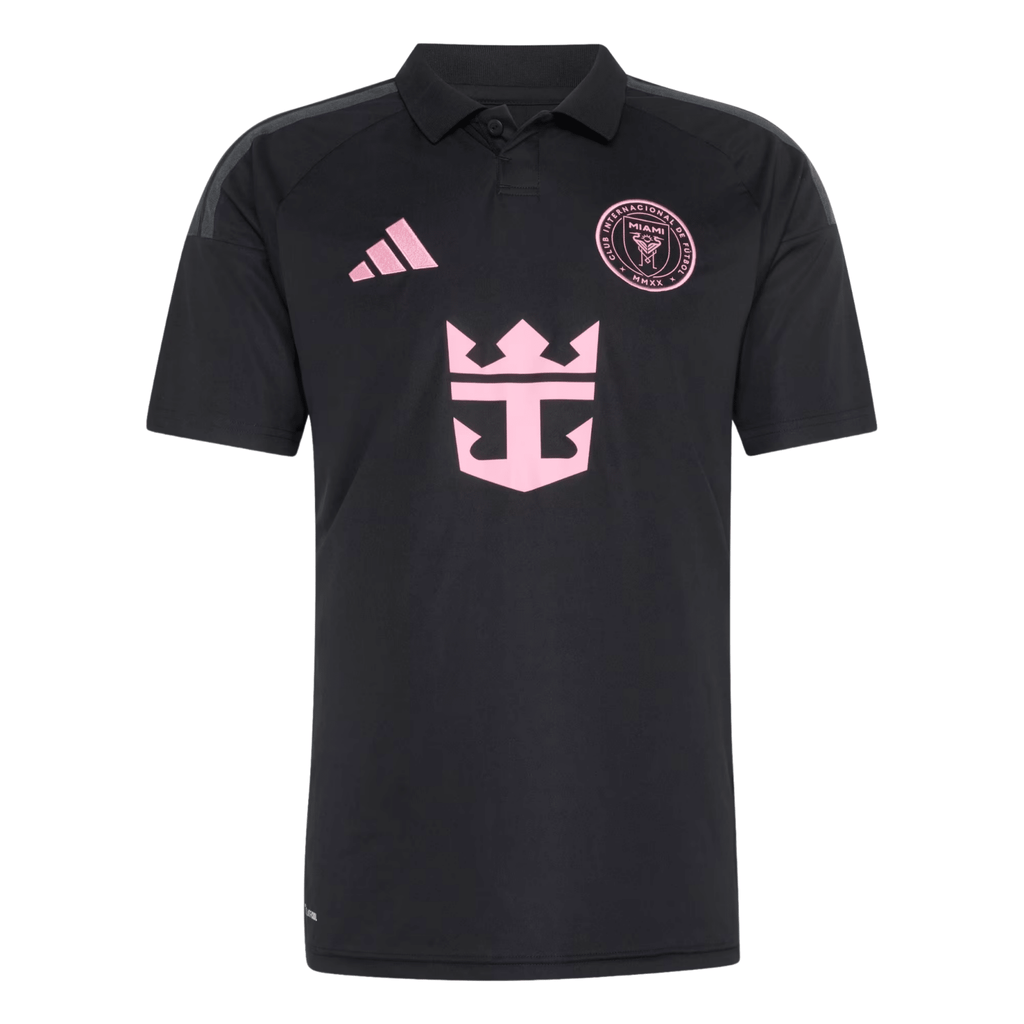 adidas Men's Miller Inter Miami CF 26/27 Away Jersey (Black/Pink)