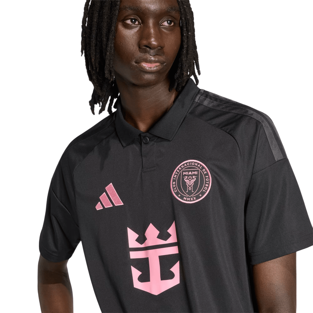adidas Men's Segovia Inter Miami CF 26/27 Away Jersey (Black/Pink)