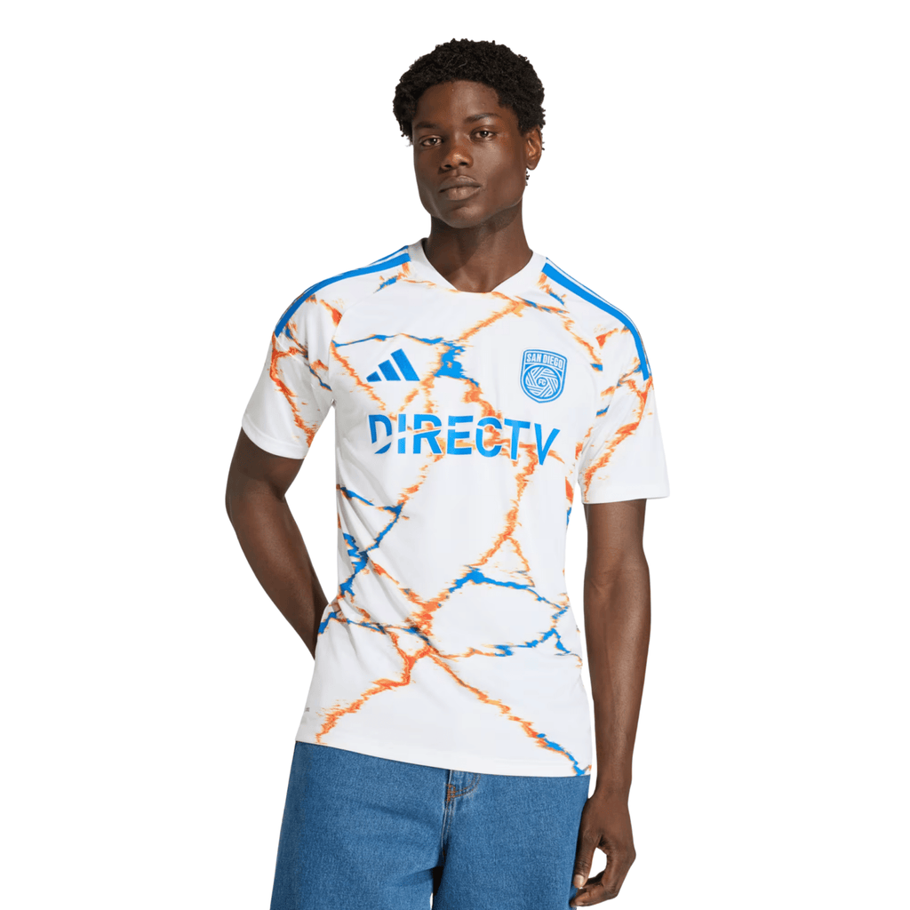adidas Men's Duru San Diego FC 26/27 Away Stadium Jersey (White)