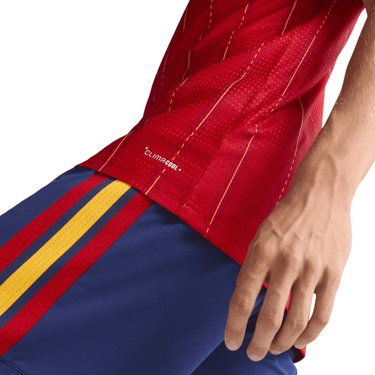 adidas Men's Spain Authentic World Cup Home Jersey 2026 (Vivid Red)