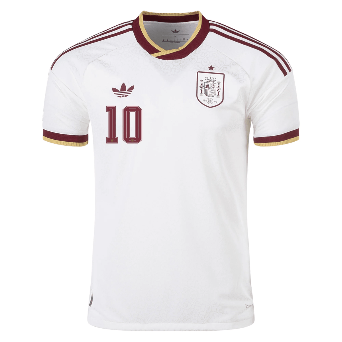 adidas Men's Spain Authentic Dani Olmo Away Jersey 2026 (White)