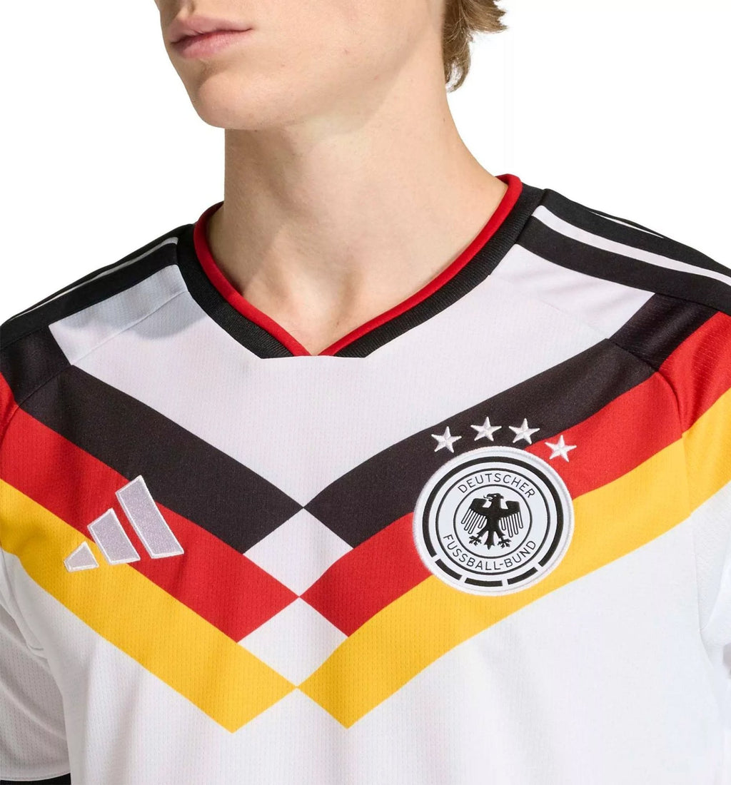 adidas Men's Burkardt Germany Home World Cup Jersey 2026 (White/Black)