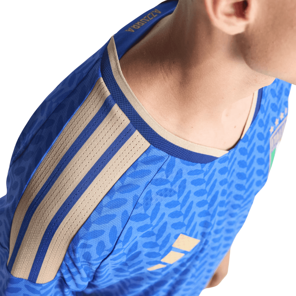 adidas Men's Bellenova Italy 2026 Authentic Home Jersey (Bold Blue)