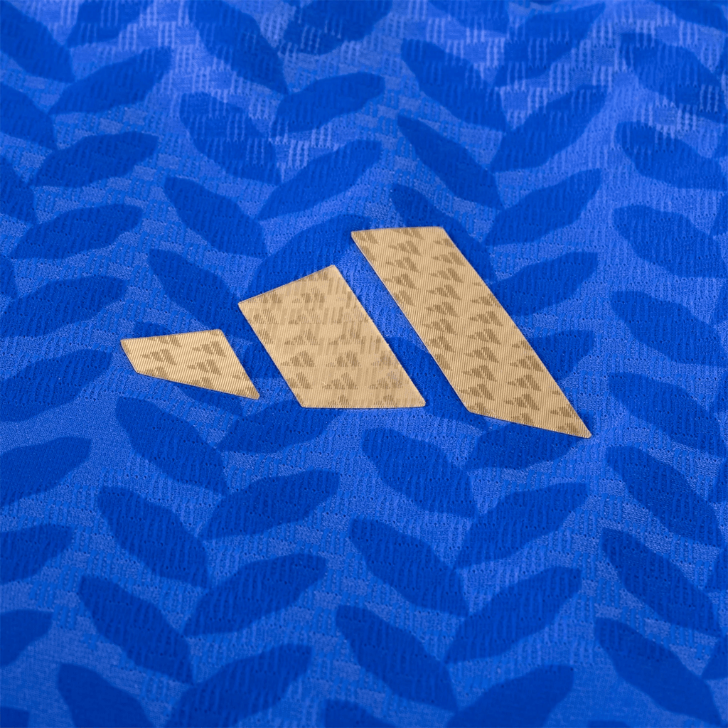 adidas Men's Zaccaghi Italy 2026 Authentic Home Jersey (Bold Blue)